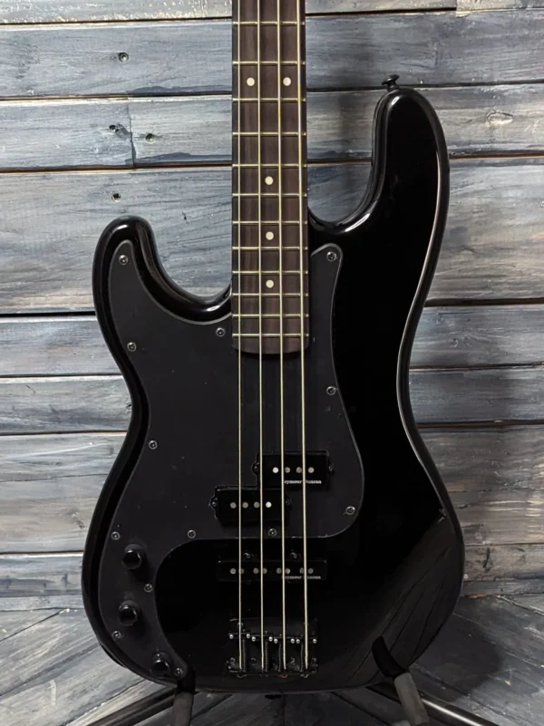 ESPLTD Left Handed SURVEYOR '87 4-String Electric Bass- Black