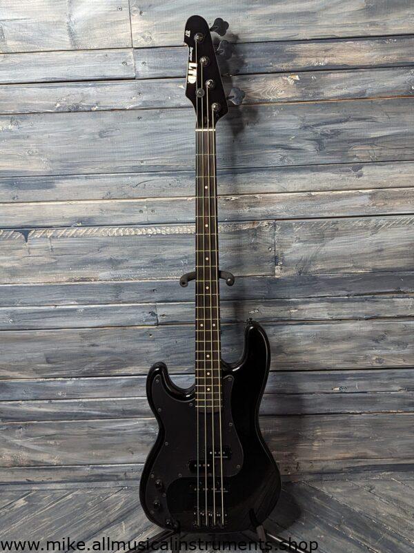 ESPLTD Left Handed SURVEYOR '87 4-String Electric Bass- Black