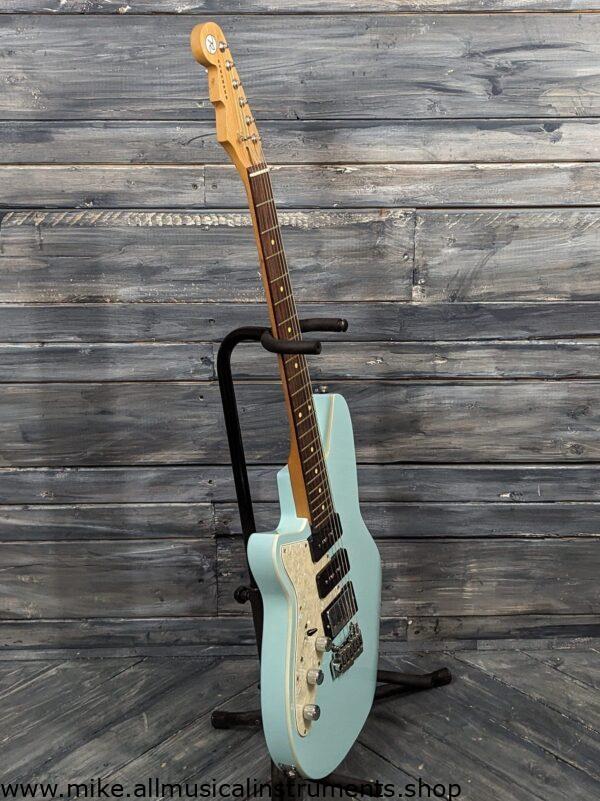 Reverend Left Handed Six Gun HPP Electric Guitar- Chronic Blue - Blem