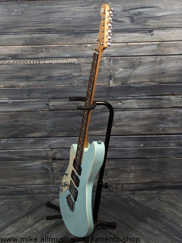 Reverend Left Handed Six Gun HPP Electric Guitar- Chronic Blue - Blem