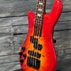 Spector Left handed Euro Bolt 4 EUROBOLT4INRLH 4 String Electric Bass Guitar- Inferno Red