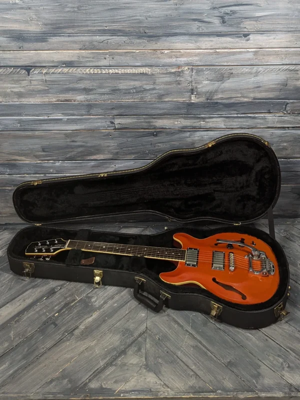 Used Hamer USA Newport Pro Electric Guitar with Hard Case