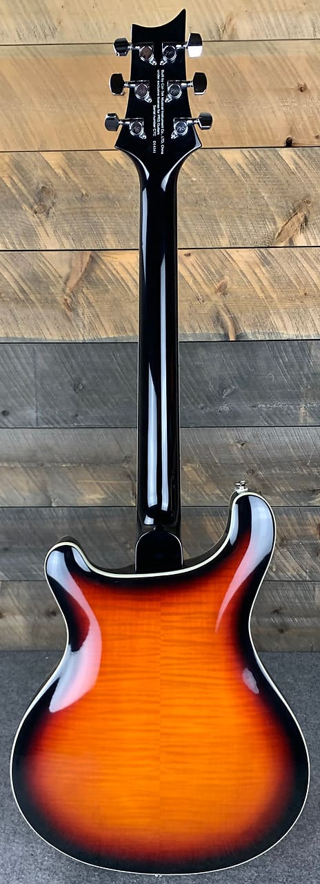 Used PRS SE Hollowbody II - Tri-Color Sunburst With Original Hardshell Case