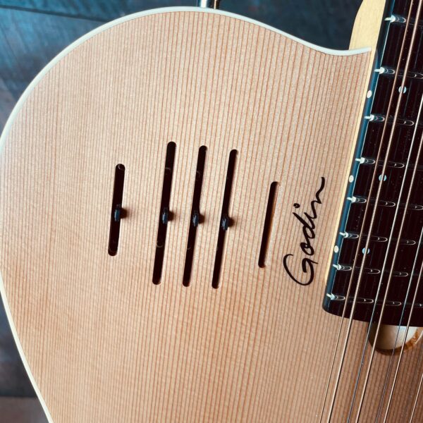 Godin A12 SG Solid Cedar Cutaway 12 String w/ Electronics and Bag