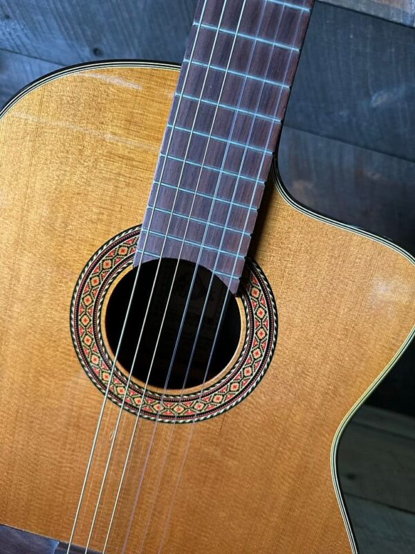 Used 2002 Takamine EC132SQ Classical Guitar - Natural Made In Japan W/Rosewood Sides & Back!