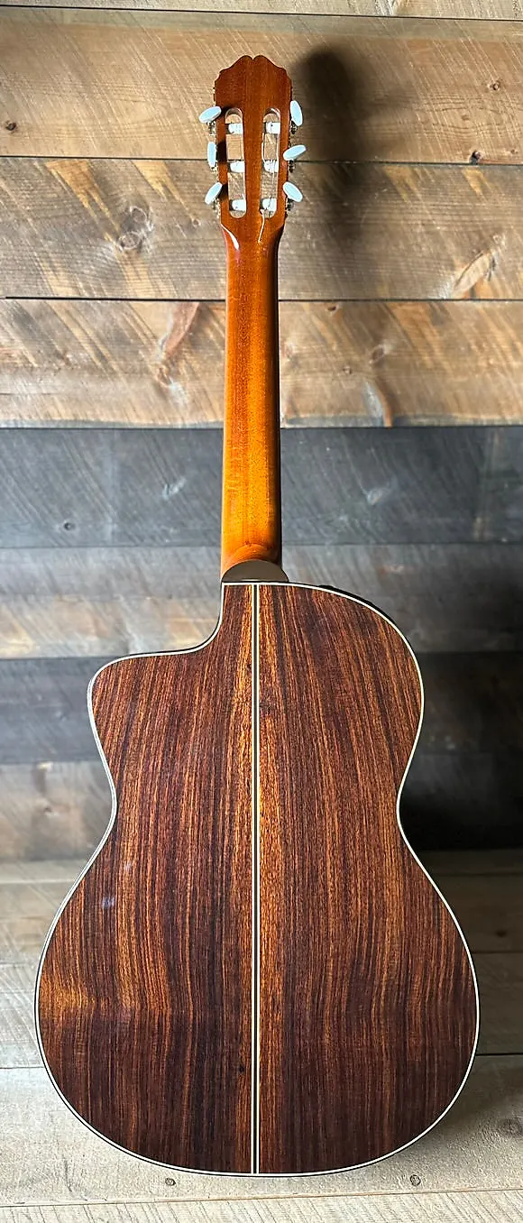 Used 2002 Takamine EC132SQ Classical Guitar - Natural Made In Japan W/Rosewood Sides & Back!